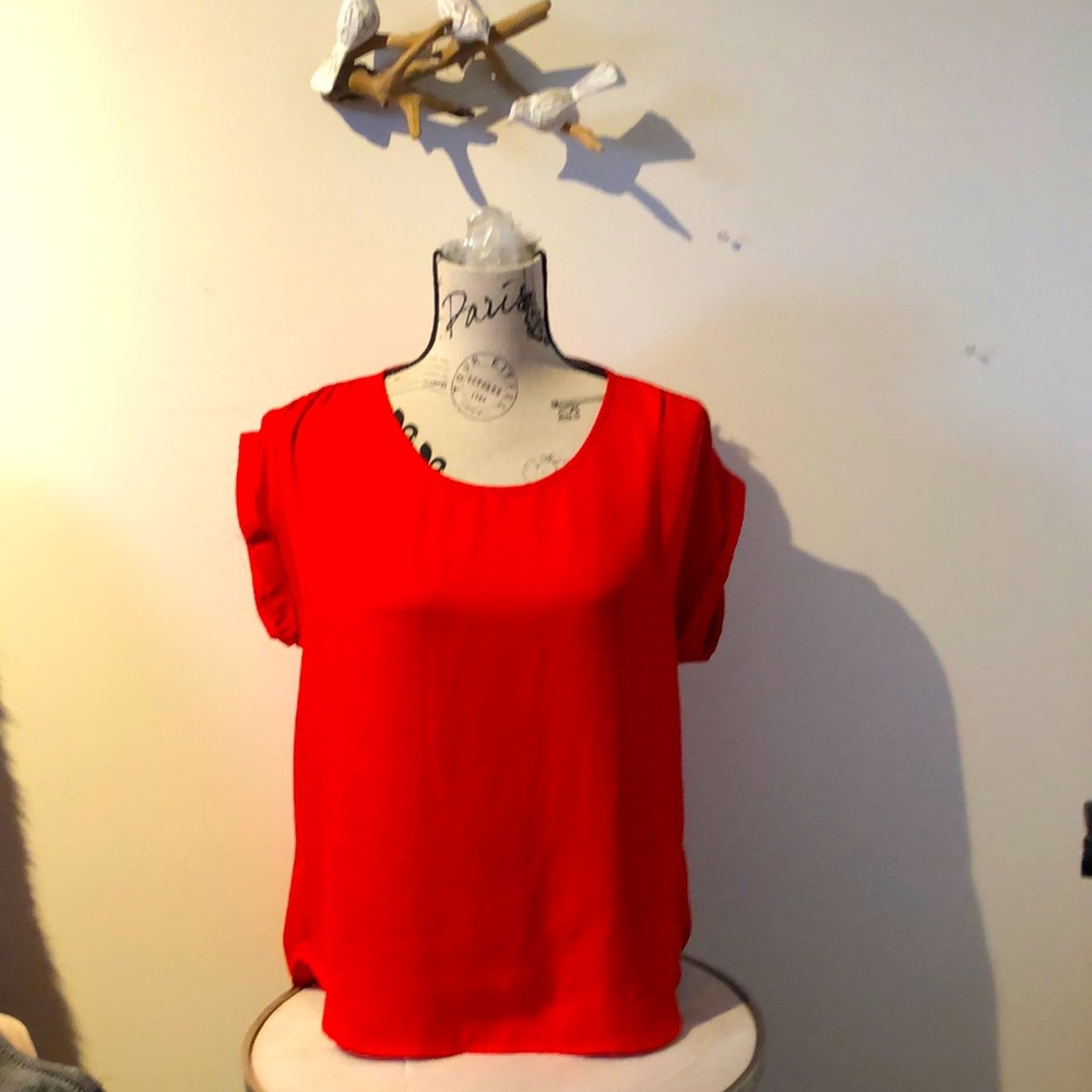 SzM orangie red tank